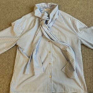 Blue Striped Men's Shirt